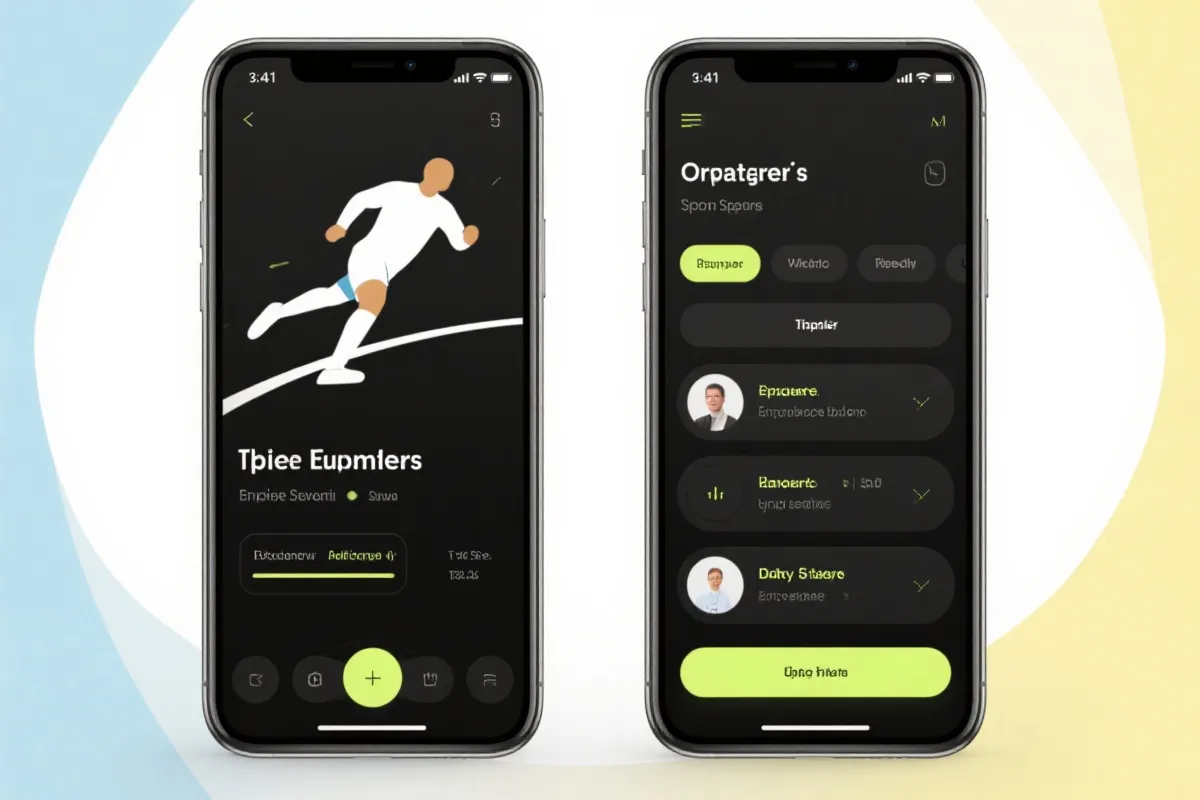雷速体育App界面示意